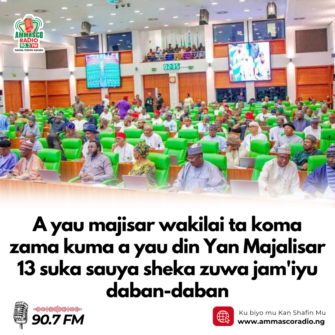 A yau majisar wakilai ta koma zama kuma a yau din Yan Majalisar 13 suka sauya sheka zuwa jam'iyu daban-daban