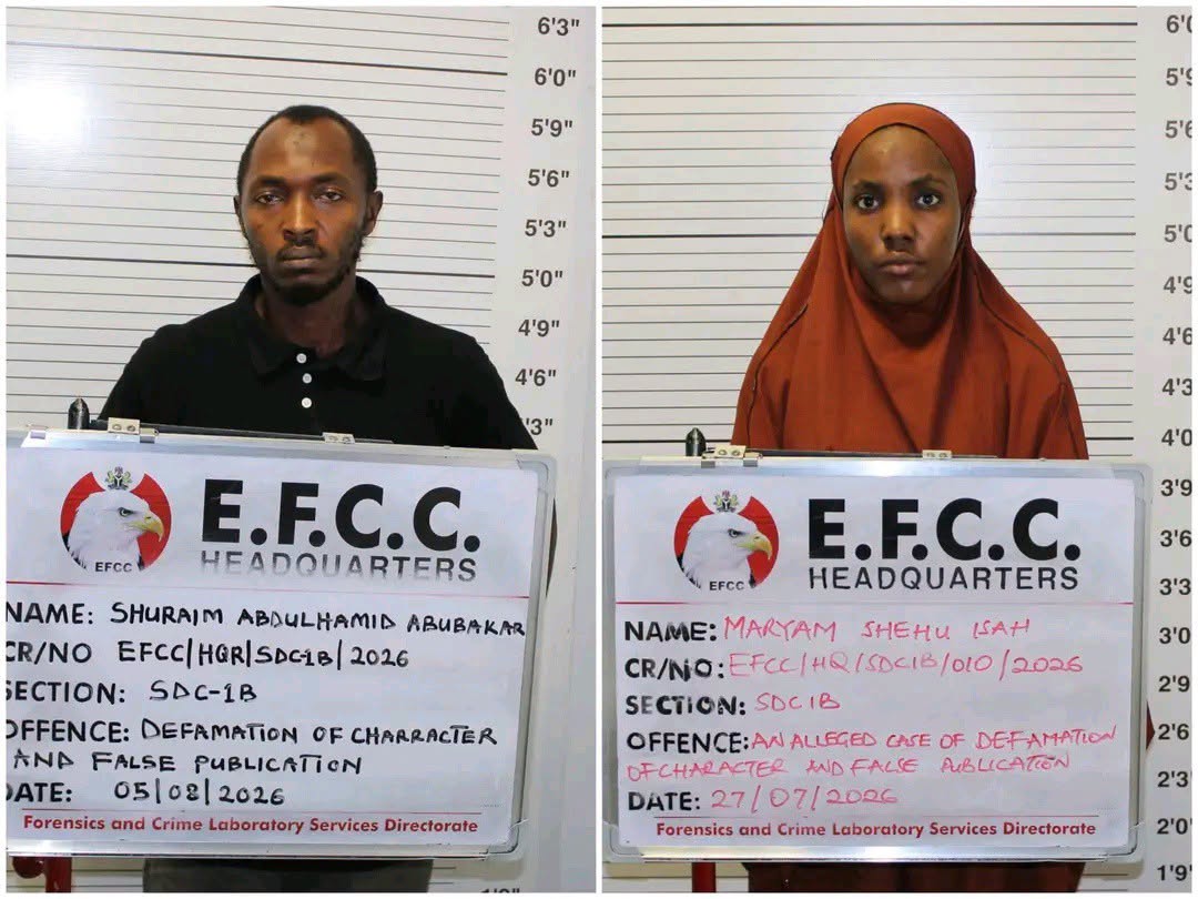 EFCC ta janye karar da ta shigar kan Maryam Shehu bisa zargin bata suna
